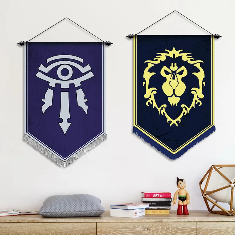 Готическое украшение для комнаты флаг молодого соперника Орда крови даларана