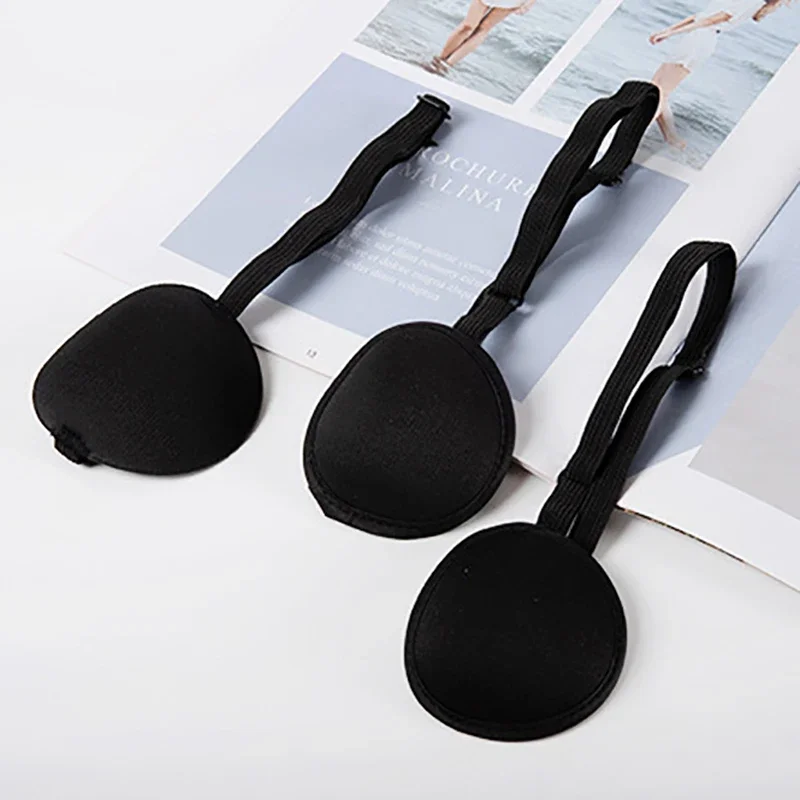 Пиратская повязка на глаз унисекс один одно моющаяся регулируемая вогнутая