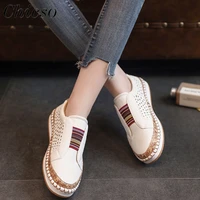 womens loafers 2022 summer new shallow elastic band slip on casual shoes 35 43 large sized female home outdoor sport flats