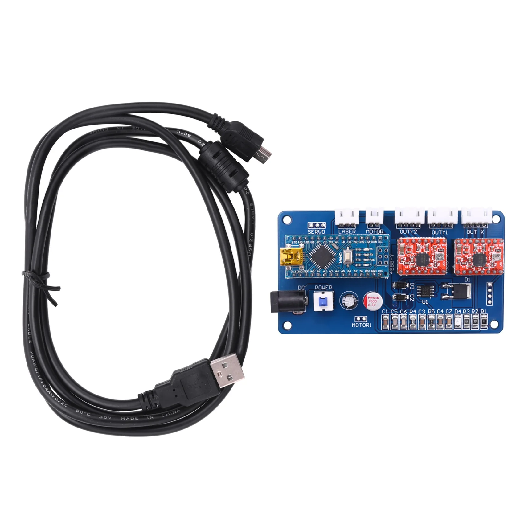 2-осевая панель управления для гравера гравировального станка материнская плата