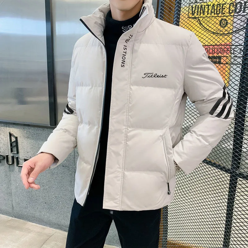 

2022 Winter New Men's Sports Jackets Fashion Casual Jogging Tops Men's Golf Jackets Cotton Down Jacket Coats Bomber Ropa Hombre