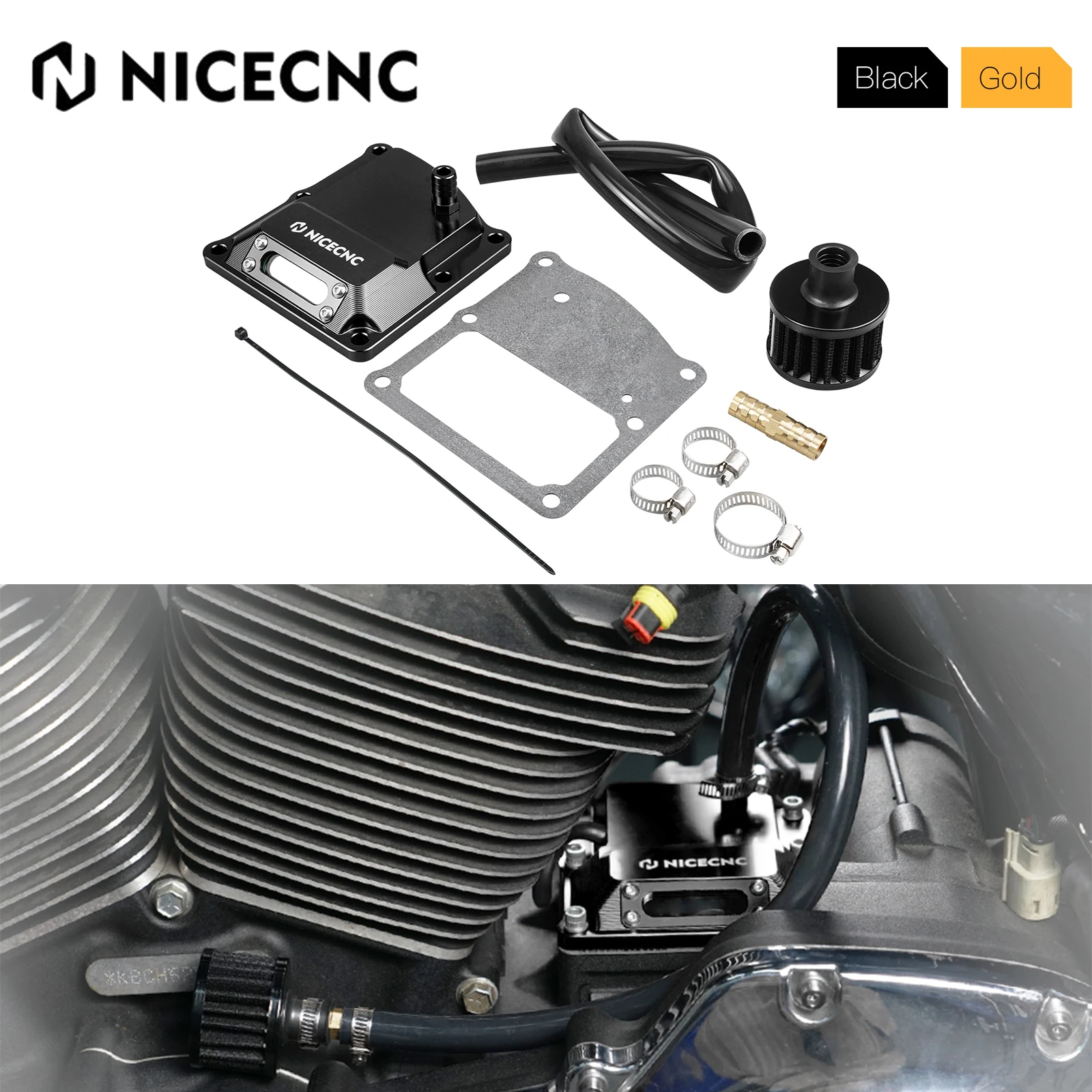 Прозрачная верхняя крышка коробки передач с вентиляционными отверстиями для Harley