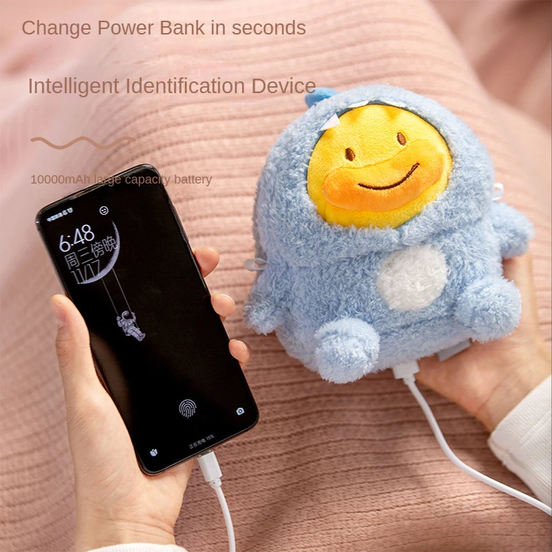 

Plush Trendy Cute Mini Cartoon Plush Portable USB Charging Hand Warmer Two-in-One Gift Hand Warmer Hand Warmers Rechargeable
