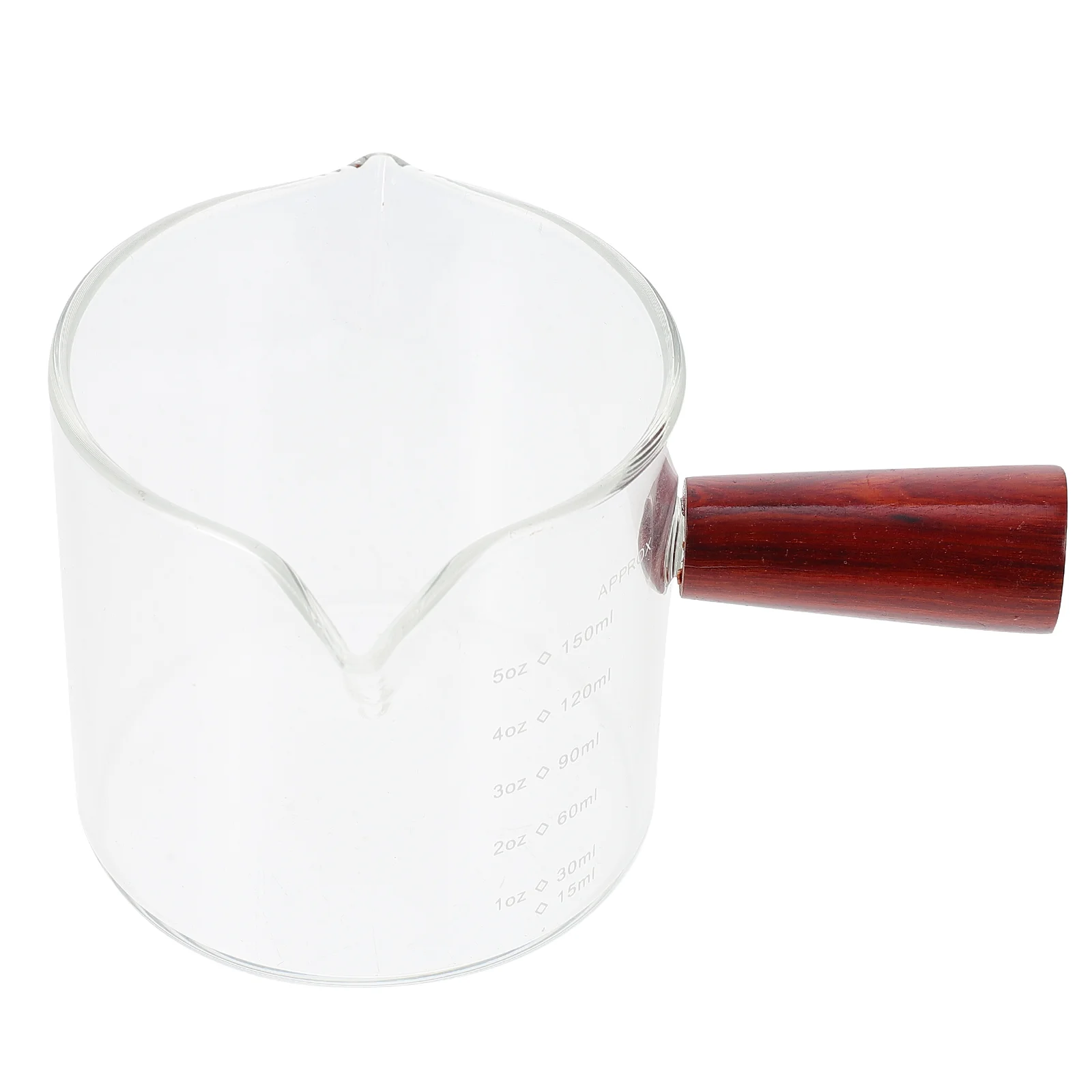 

Wooden Handle Measuring Jug Mini Teapot Sauce Dish Soy Dishes Ceramic Coffee Cups Clear Scale Ounce Beaker Mugs
