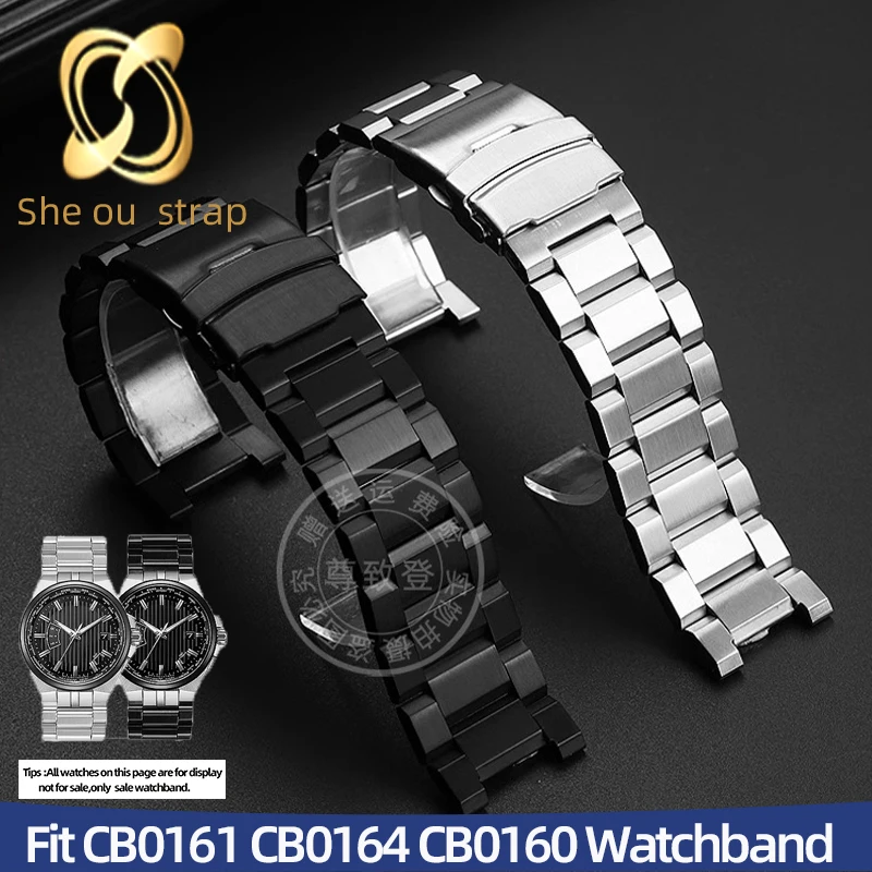 Ремешок из нержавеющей стали для наручных часов Citizen CB0161 CB0164 CB0160 браслет со