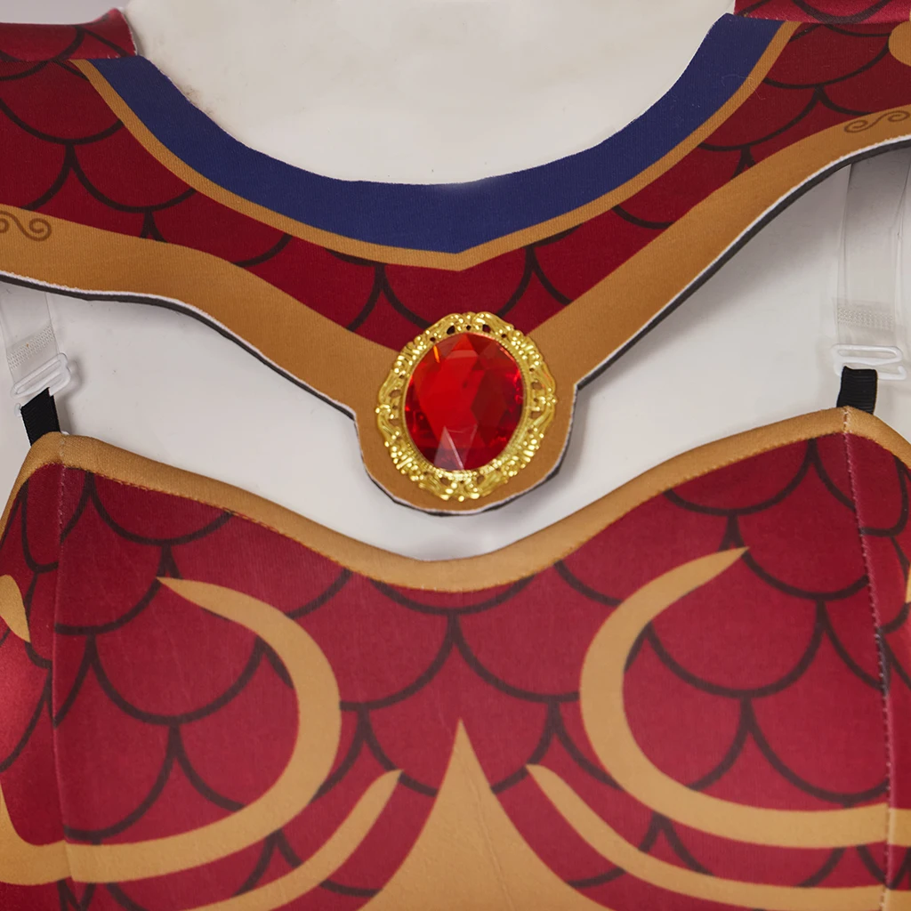 Комплект бикини с накидкой и носками красный