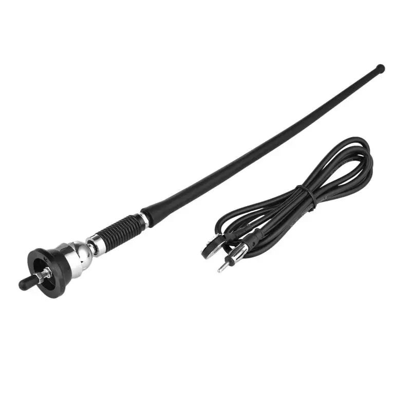 

AM/FM Aerial Aluminium Alloy Vehicle Replacement Antenna DC12-24V Radio Antenna Low Noise Antenna Replacement Internal Copper
