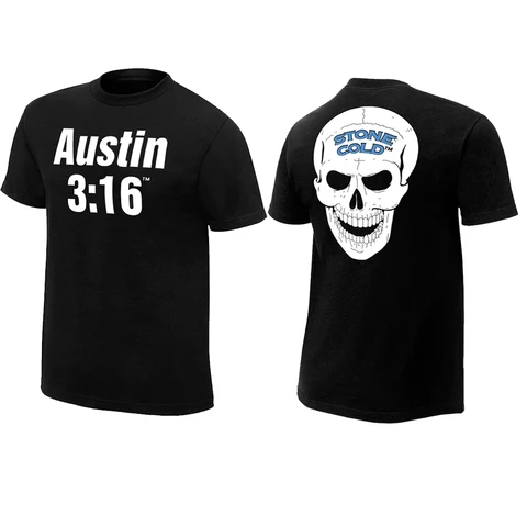 Мужская футболка Wrestling с черным камнем Cold Steve Austin 316, новые летние женские топы с короткими рукавами, рубашка, детская 3D