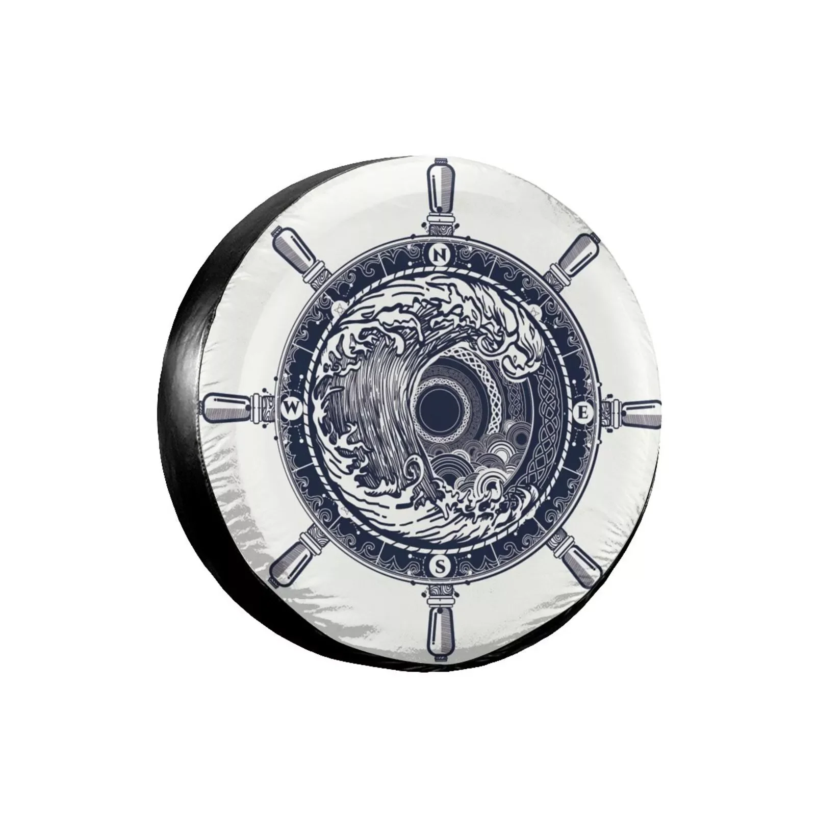 

NEW2023 запасная крышка для шин с 3D принтом компаса, водонепроницаемая Пыленепроницаемая Крышка для шин с УФ-защитой от солнца