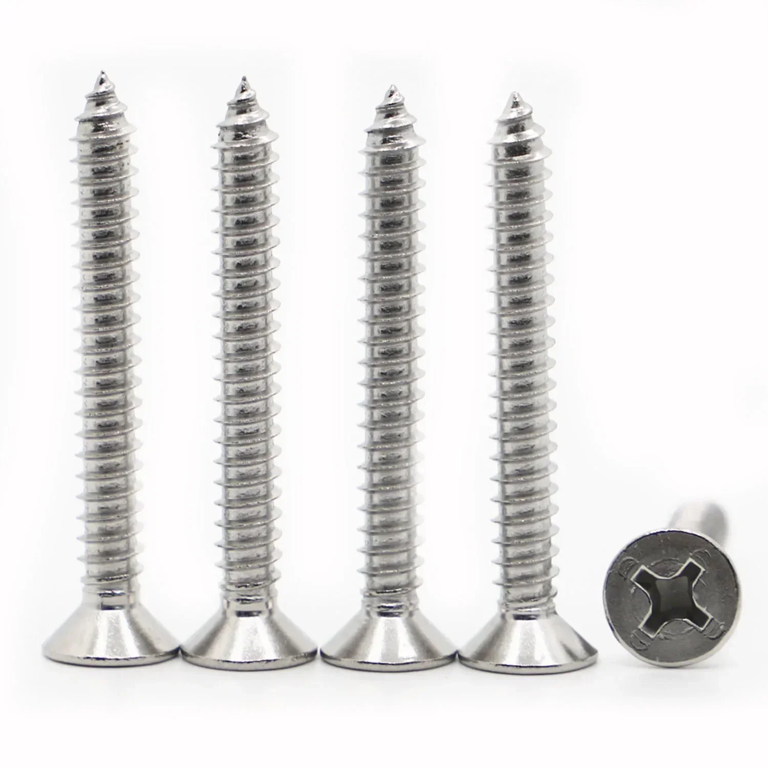 

10/20/50 шт. Саморезы с крестообразной плоской головкой M1 M1.2 M1.4 M1.7 M2 M2.3 M2.6 M3 M3.5 M4 M5 M6 Винты с крестообразным шлицем из нержавеющей стали