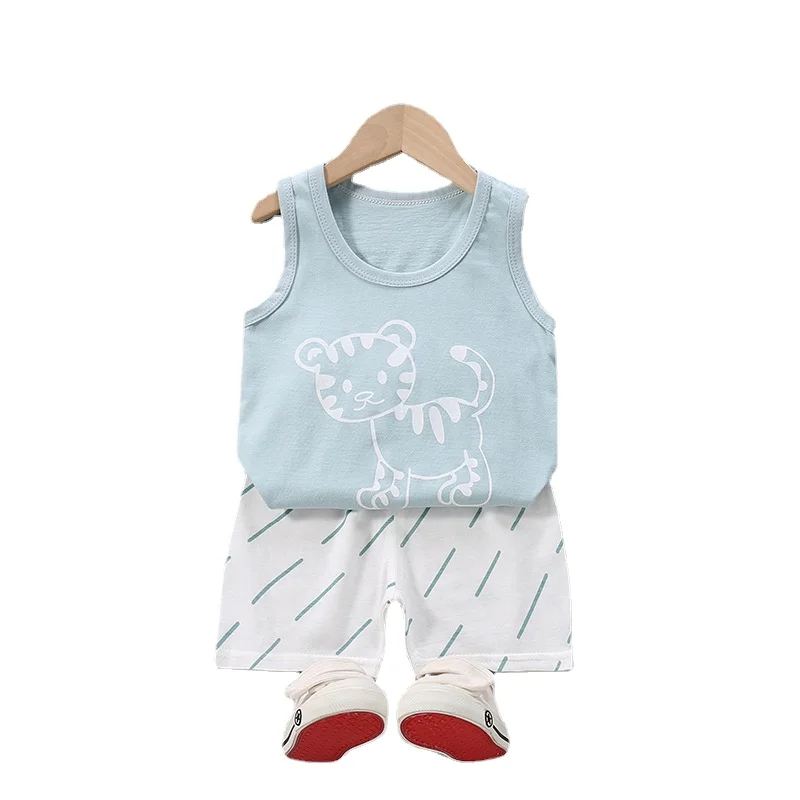 

Toddler Boy Summer Clothes Short Sleeve Set Striped Tracksuits Sport Clothing for Kids Boys Outfits Baby Girl Clothes
