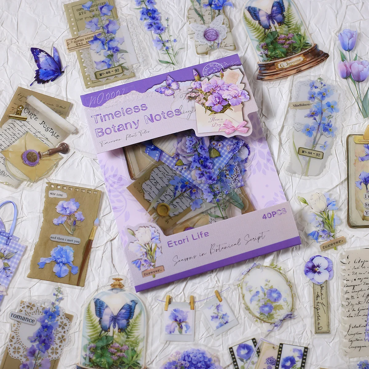 

Винтажные наклейки с цветочным узором для скрапбукинга