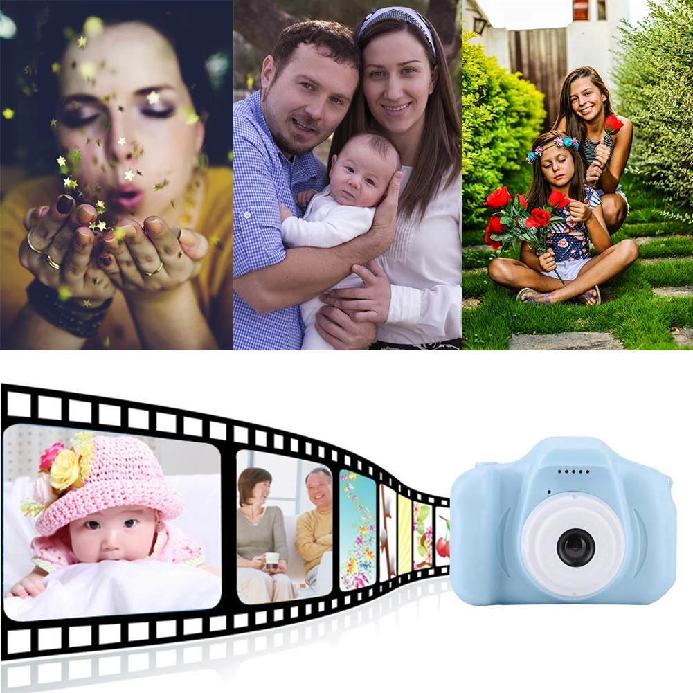 

Potable Mini Children Kids SLR Video Camera For Children Baby Gifts Birthday Gift Digital Camera 1080P Projection Video Camera
