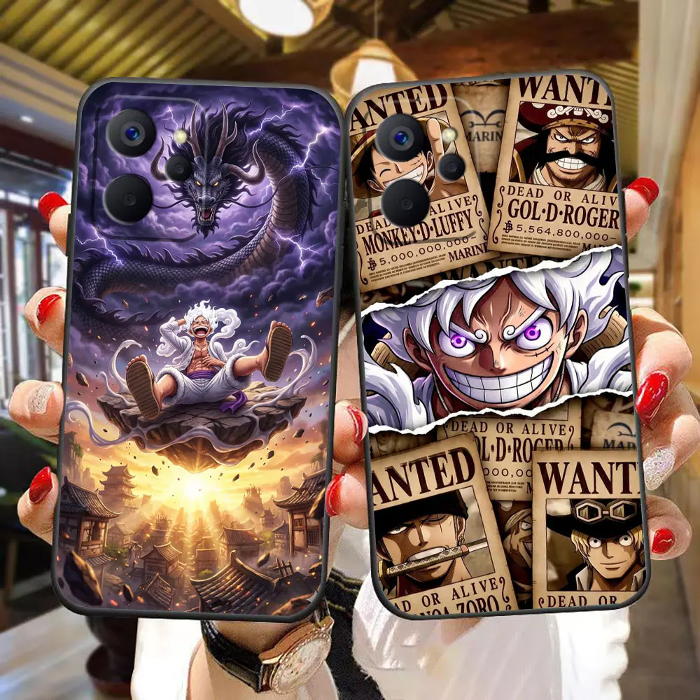 Фото Чехол для телефона One Piece Luffy's Gear 5 для OPPO Realme 16 15 15T 14 13 12 11 10 9 9I 8 8I 7 7I Pro Plus, DIY чехол-накладка №1
