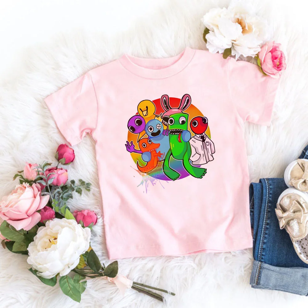 

Футболка детская с рисунком из аниме «Радуга»