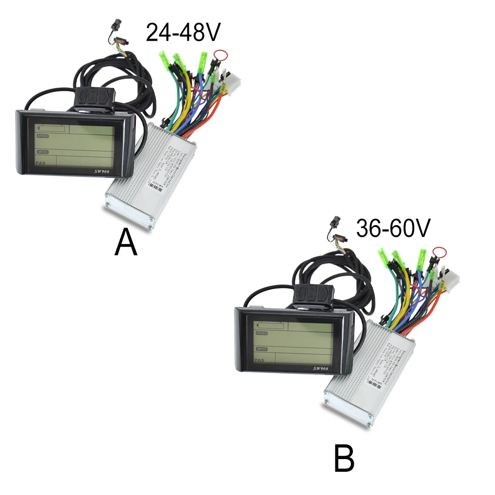 

Bike Display Rainproof Headlight Durability Handy Installation LCD Speed Meter Assorted Models for Bicycle 36V-60V