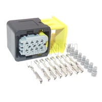 1 set 8 way automobile wiring harness sockets car plastic housing plug 2 1418479 1 1418479 1 auto waterproof connector