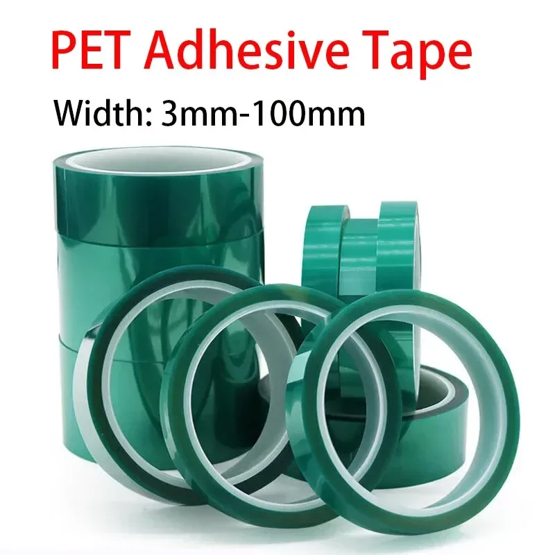 Зелёная Полиэстеровая лента термостойкая с покрытием SMT защита от высоких