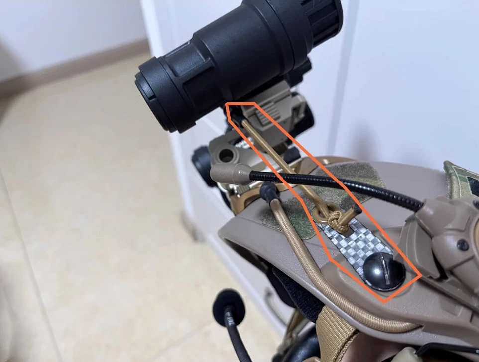 Тактический шлем NVG GBRS стиль ремешок для предотвращения потерь шнур очки ночного