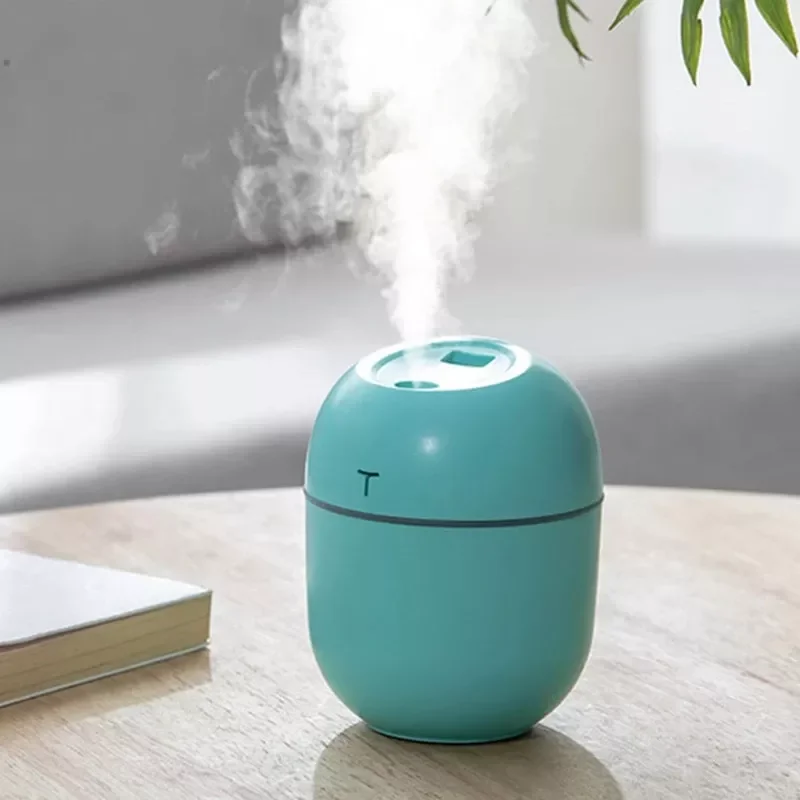 

NEW2023 200ML Mini Ultrasonic Air Humidifier Romantic Light USB Essential Oil Diffuser Car Purifier Aroma Anion Mist Maker With