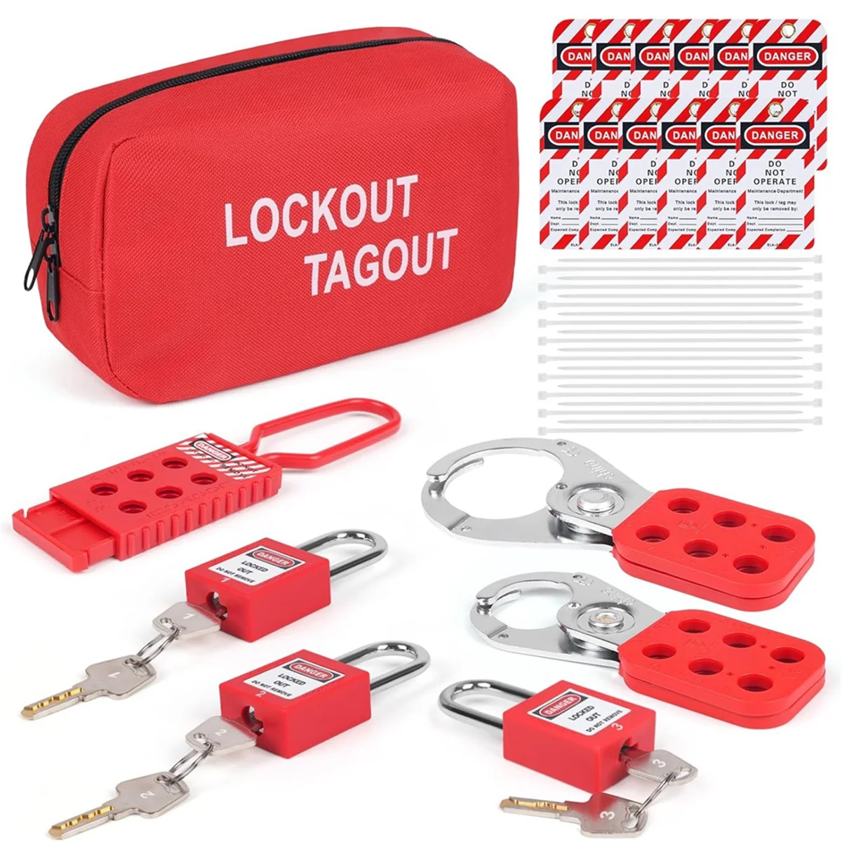 Комплект блокировки Tagout для электрогруппы засовы блокируемые промышленные
