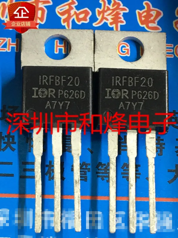 

5 шт.-10 шт., IRFBF20 TO-220 900V 1.7A, новый и оригинальный НА СКЛАДЕ