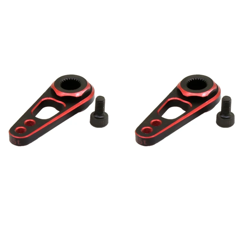 

2X RC автомобиль из алюминиевого сплава с двойным отверстием 25T рулевой серворычаг для RC Crawler Axial SCX10 90046 Traxxas TRX4 MST Recat,B