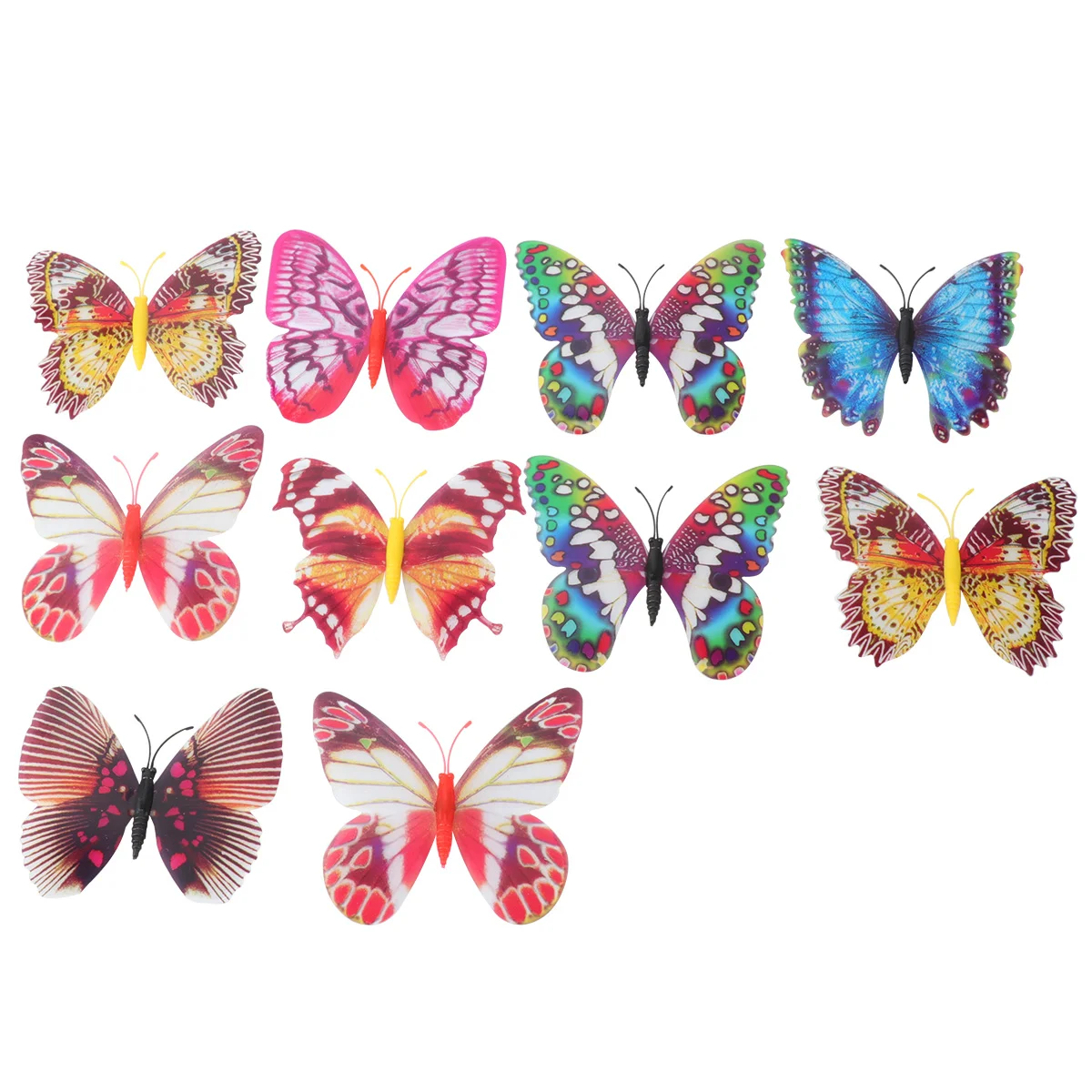 

10pcs Refrigerator Magnets Fridge Magnets Theme Party ( )