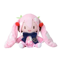 original vocaloid hatsune preciality series sakura hatsune sp plush doll stuffed toy anime periphery toy gift plush hatsune doll