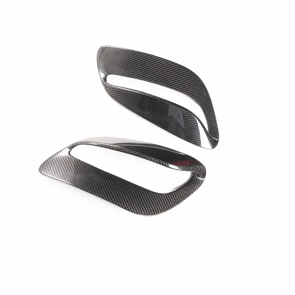 Настоящее сухое углеродное волокно задняя боковая накладка на крыло автомобиля