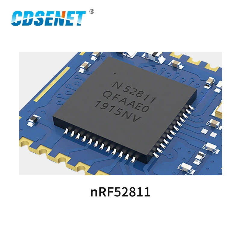 CDSENET 5Pcs/lot BLE5.1 Module NRF52811 High Speed Wireless Transceiver UART To Bluetooth BLE Modules APP Remote Configuration