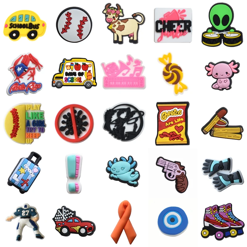 

Boy Para Pins Shoes Accessories Gifts Men Shoe Charms Women Charm Wholesale Bulk Decorations for Crocs Kids Girl Packs Set Jeans