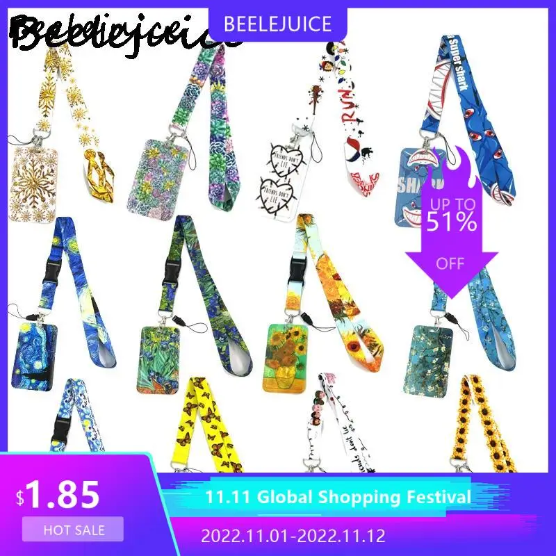 

Шейный ремешок для кредитных карт ID держатель сумка студента Для женщин Дорожная сумка для карт из искусственной кожи значок автомобиля ук...