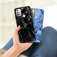 marble back cover for motorola moto one zoom pro action hyper fusion vision plus macro 5g ace moto g play power stylus 2021 case
