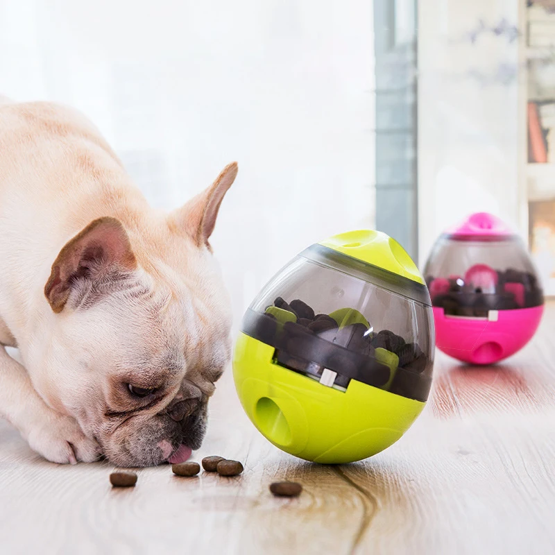 

Interactive Dog Cat Toy Increases IQ Treat Ball Pets Toys Feed Bowl Tumbler Food Dispenser for Dogs Puppy Training Balls