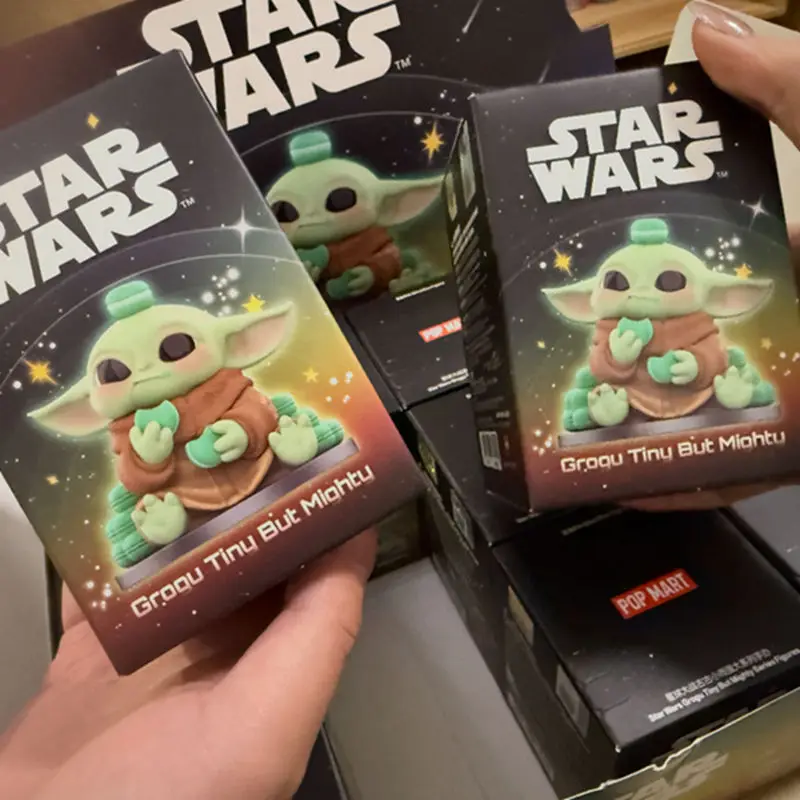 В наличии: Оригинальная серия POPMART Grogu Tiny But Mighty, коллекционная фигурка Grogu из аниме, игрушка-сюрприз в закрытой коробке, подарок (art.: 3920daaaffd10) - 3920daaaffd10