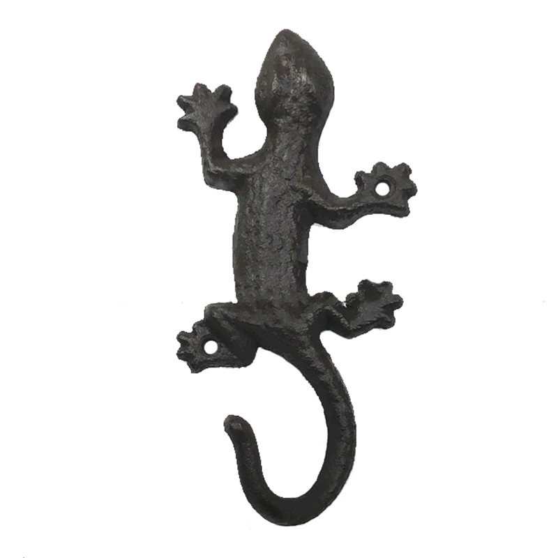 

17cm Durable Coat Hook Lizard with Design for Hanging Coats Towels Hats