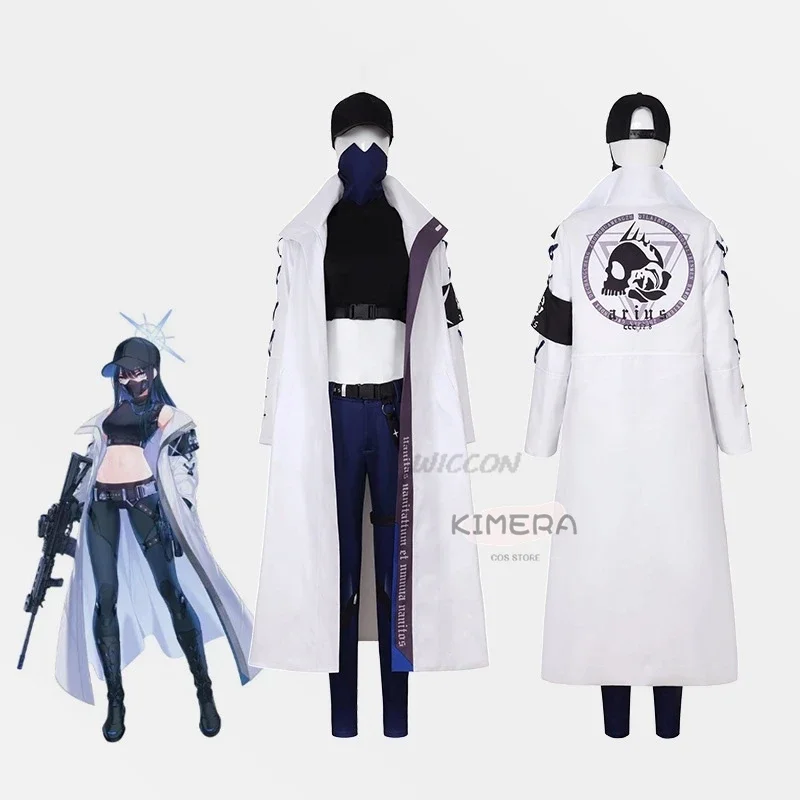 Парик для косплея джумаэ Саори из игры Blue длинных прямых синтетических волос