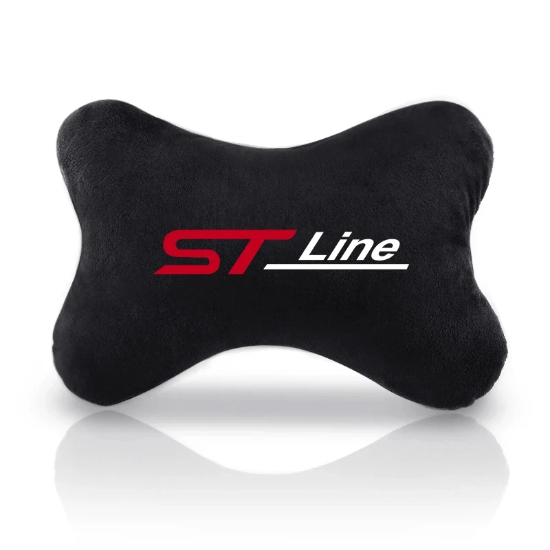 

Подушка на подголовник автомобиля, дышащая автомобильная подушка для шеи, универсальная подушка для Ford ST Line Focus X 2 3 Kuga Fiesta Mondeo Styling
