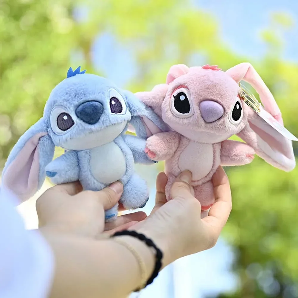 Disney Kawaii Stitch плюшевый брелок-игрушка милая кукла Лило и Стич ангел плюшевые милые
