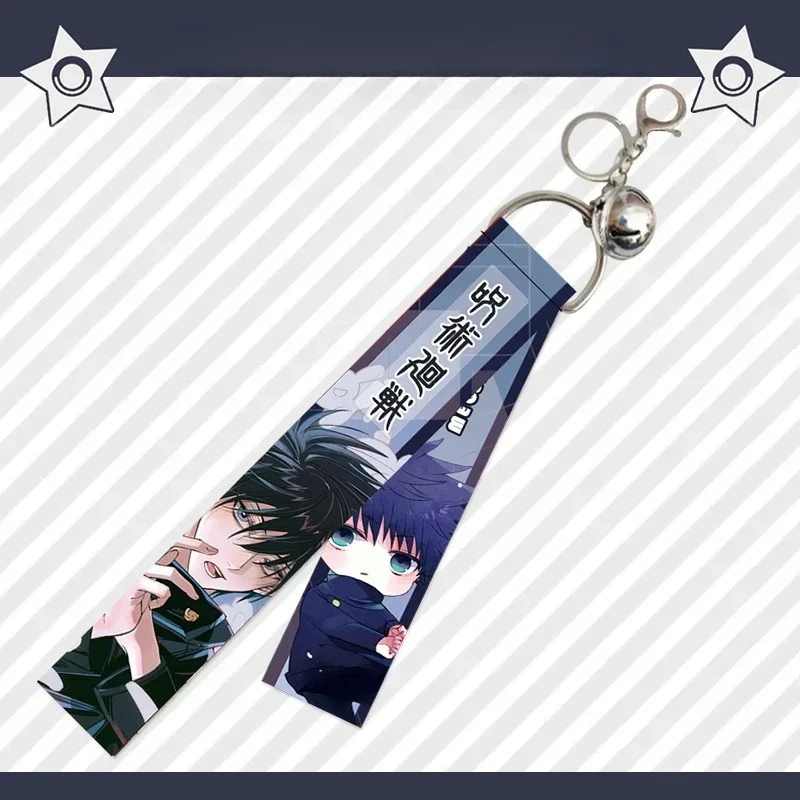Брелок с мультяшным персонажем брелок для ключей игрушки детей Gojo Satoru Yuji Itadori