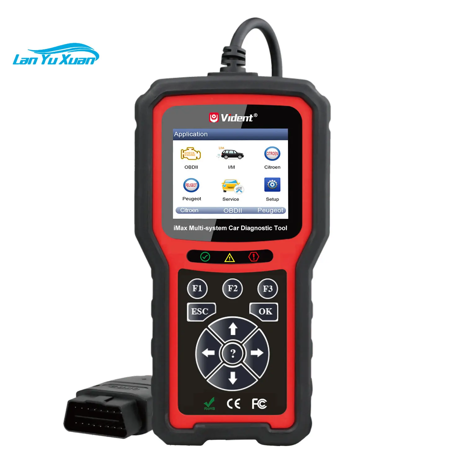 

VIDENT iMax4314 Professional Single Car Brand EOBD OBDII CAN Engine System Fault Code Auto Diagnostic Tool For Citroen&Peugeot