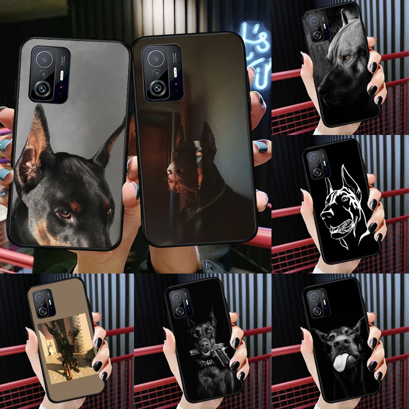 

Doberman dog Case For POCO X4 Pro X3 Pro GT F3 M3 M4 Pro Back Cover For Xiaomi Mi 11 Lite 11T Pro 12X