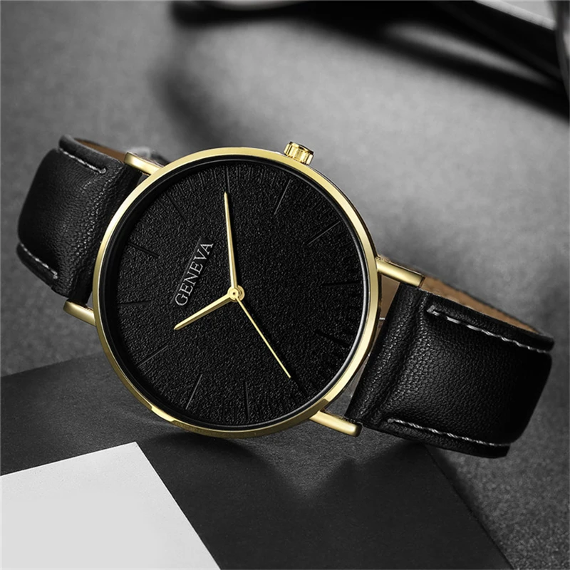 

Men Watches Top Brand Luxury Quartz Geneva Watch Men Military Sport Leather Clock Hodinky Relojes Hombre Relogio Masculino Saat