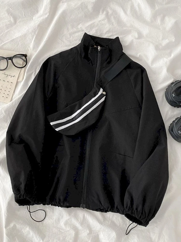 

Куртка и пальто большого размера с воротником-стойкой и длинным рукавом