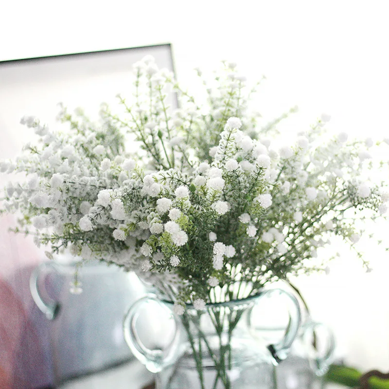 

Artificial Gypsophila Baby Breath Fake Silk Babysbreath Flowers Plant for Home Wedding Party Decoration Products