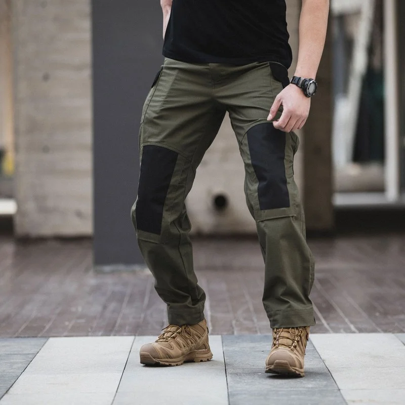 

Military Tactical Pants Men Patchwork Knee Pads Elasticity Mens Trousers Multi-Pockets Waterproof Joggers Cargo Pantalon Homme