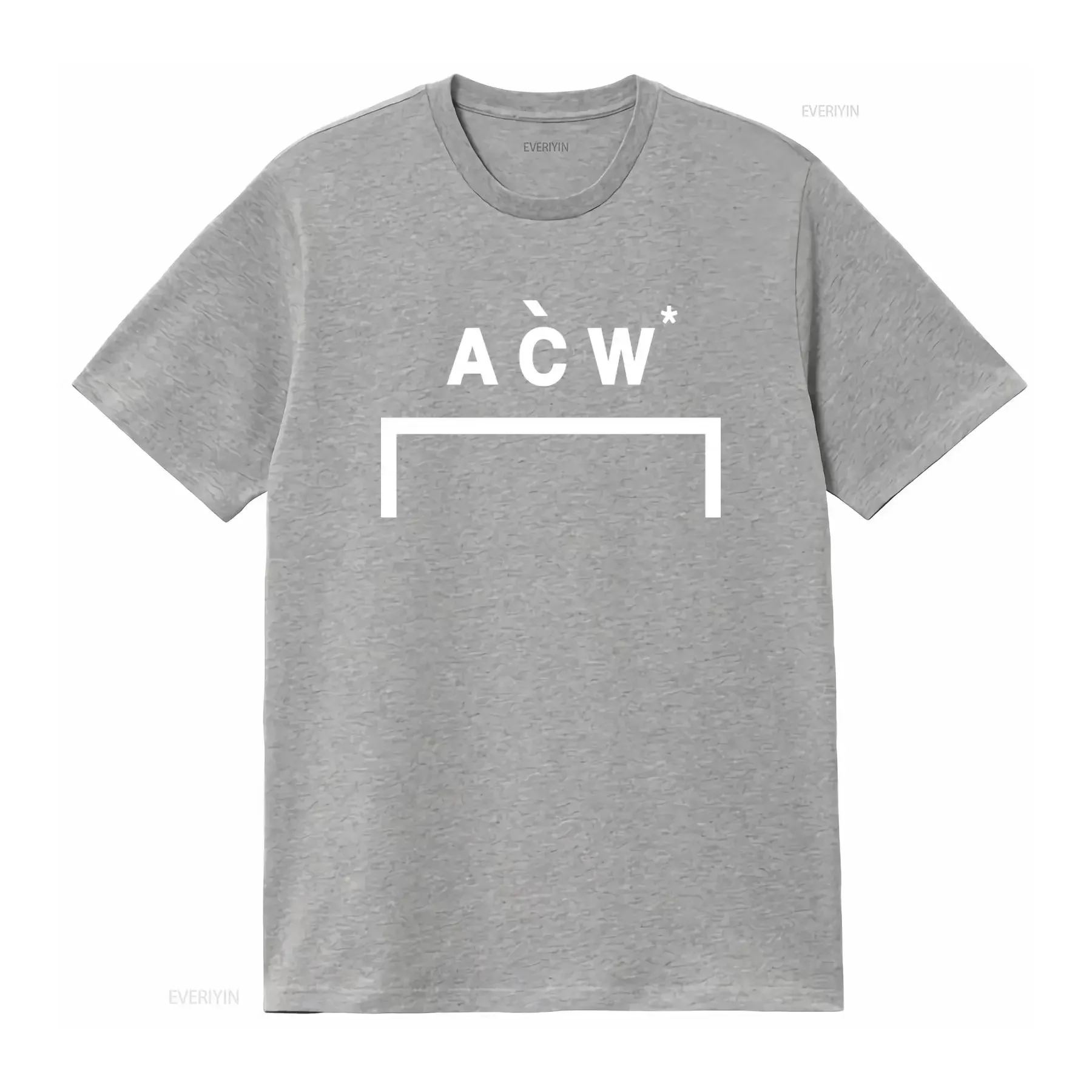 Фото Футболка A Cold Wall Acw 01 с принтом, модная уличная одежда для мужчин, винтажный топ с эффектом потертости для повседневной носки, универсальный эластичный мужской топ №3