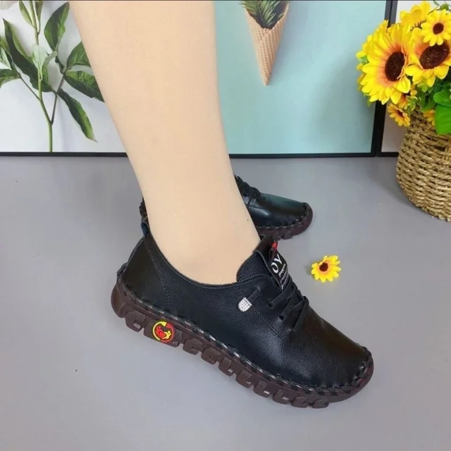 Women Sneakers Vintage Breathable Flat Shoes Platform Zapatos Mujer 3