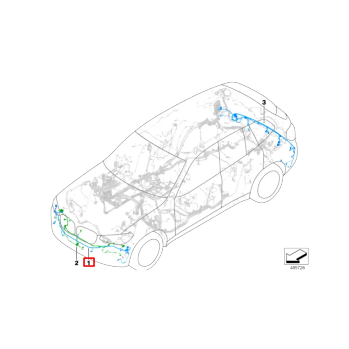 

Car Front Bumper Harness Radar Wire Set 61126991959 for BMW X3 G01 G08 X4 G02 2017-2021 PDC Parking Aid Wiring